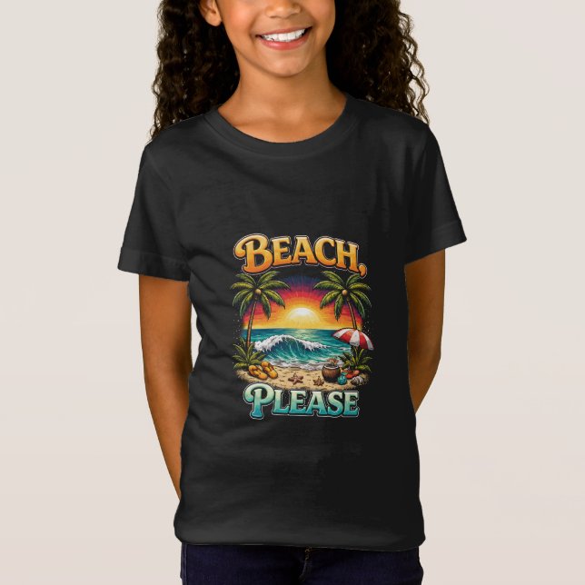 Strand, bitte T-Shirt (Vorderseite)