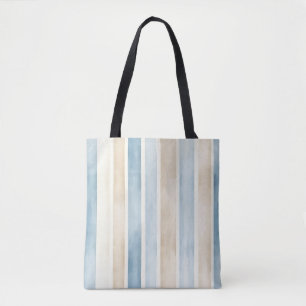 Strand Blau Creme Streifen