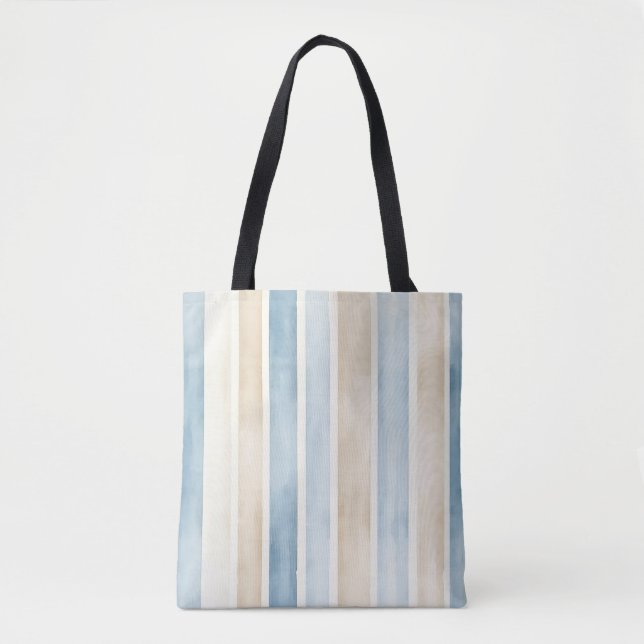 Strand Blau Creme Streifen (Vorderseite)