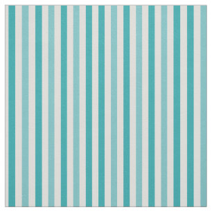 Strand-blaue Türkis-Streifen Stoff