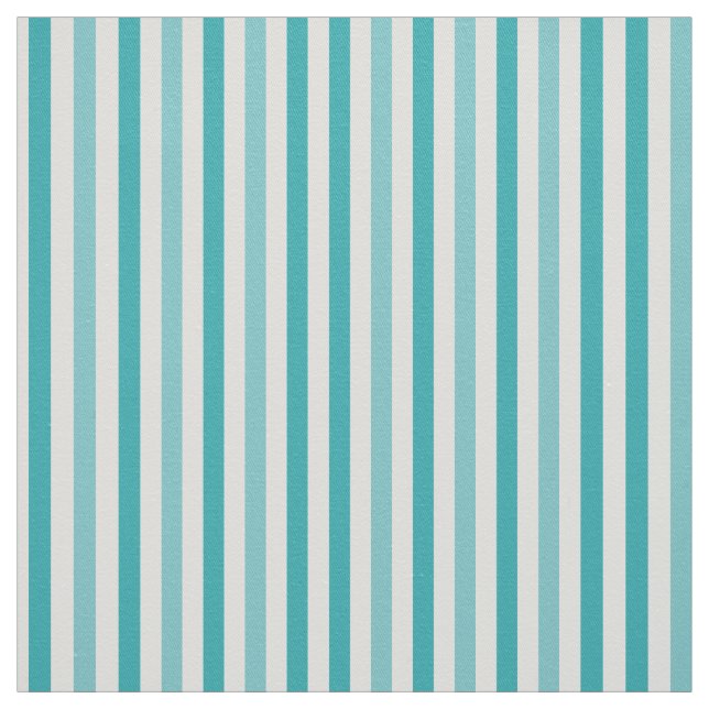 Strand-blaue Türkis-Streifen Stoff (Muster)