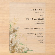 Strand Boho Pampas Gras Hochzeit 2