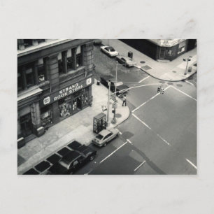 Strand Book Store NYC (altes Foto von 1971) Postkarte