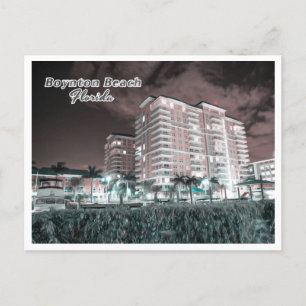 STRAND BOYNTON - PALMSTRAND FLORIDA POSTKARTE