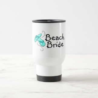 Strand-Braut (drehen Sie Reinfall) um Reisebecher