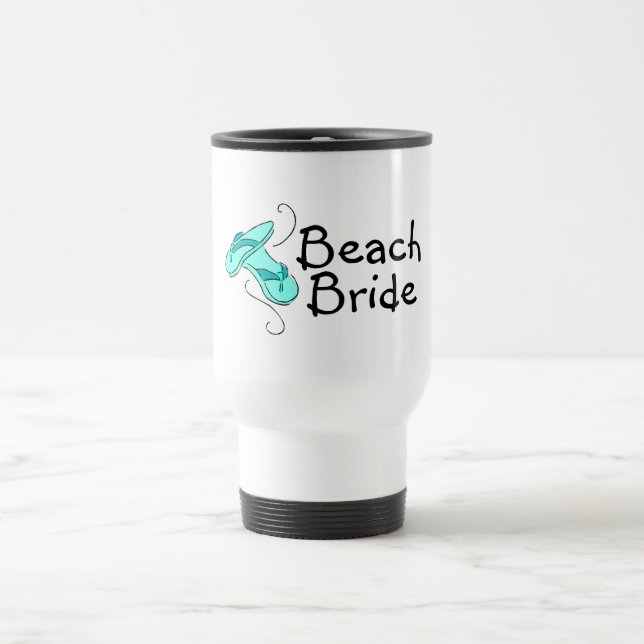 Strand-Braut (drehen Sie Reinfall) um Reisebecher (Mittel)