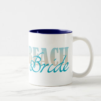 Strand-Braut-Kaffee-Tasse Zweifarbige Tasse