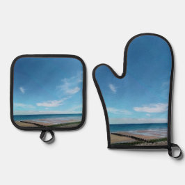 Strand Bridlington Ofenhandschuh & Topflappen-Set