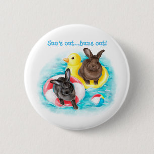 Strand-Brötchen-Knopf Button