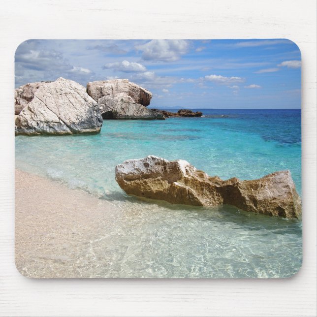 Strand Calas Mariolu, Sardinien mousepad (Vorne)