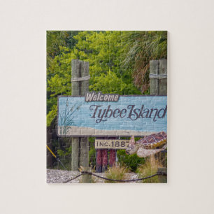 Strand der Insel Tybee Puzzle