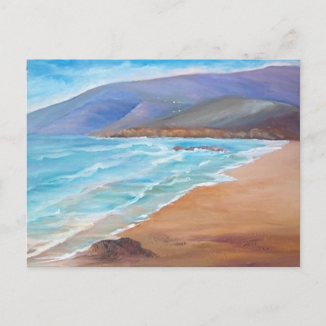 STRAND DER SEE POSTKARTE (Vorderseite)