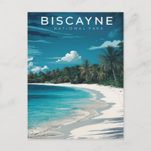 Strand des Biscayne-Nationalparks Postkarte