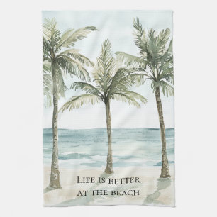 Strand des Herzens Geschirrtuch