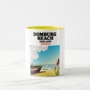 Strand Domburg Zeeland Domburg Beach Zweifarbige Tasse