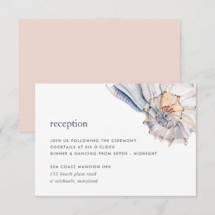 Strand-Empfangs-Einschlusskarte Einladung