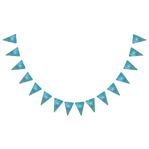 Strand-Fahnen-Flaggen Wimpelkette