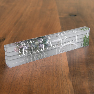 Strand-Fahrrad Namensplakette