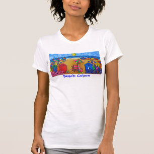 Strand färbt Trägershirt T-Shirt