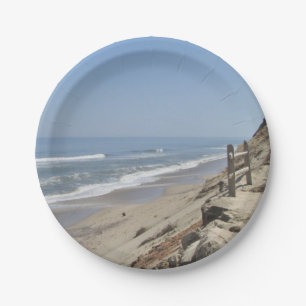 Strand-Foto Pappteller