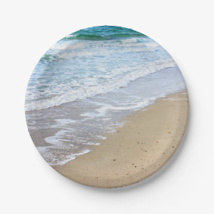 Strand-Foto Pappteller