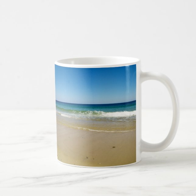 Strand-Foto Tasse (Rechts)