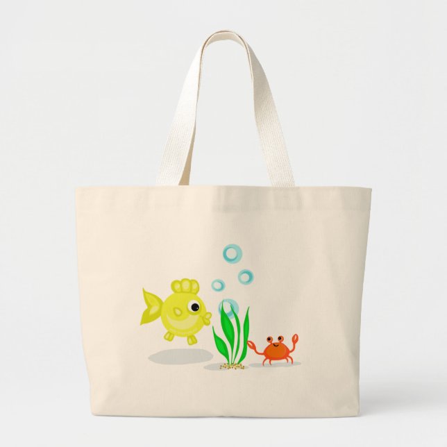 Strand-Freund-Taschen-Tasche Jumbo Stoffbeutel (Vorne)