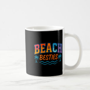 Strand Freundinnen Spaß Zeit Sommer Stimmung Kaffeetasse