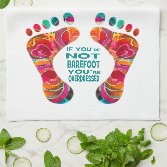 Strand-Fuß-Tuch-barfüßigbatik Küchentuch (Gefaltet)