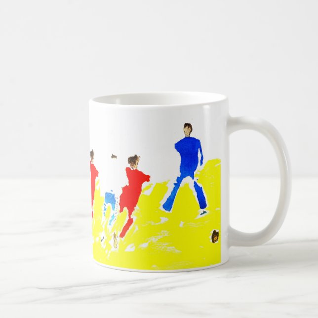 Strand-Fußball-Tasse Tasse (Rechts)