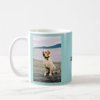 Strand-gelber Labrador Tasse