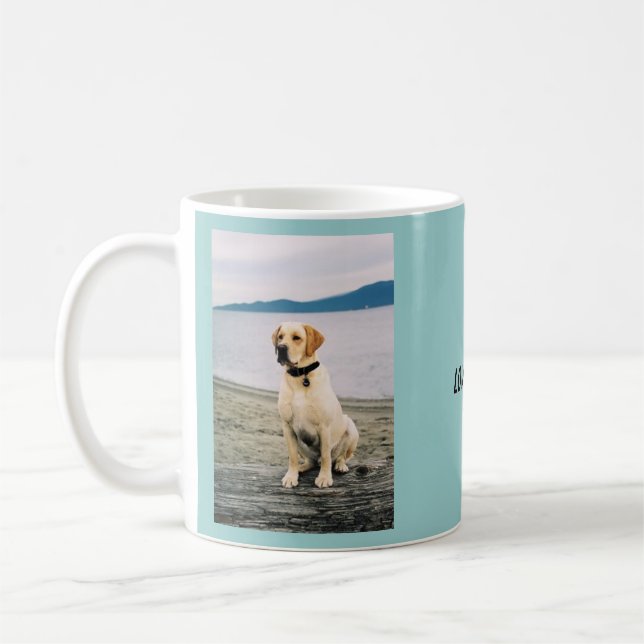 Strand-gelber Labrador Tasse (Links)