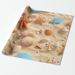 Strand Geschenkpapier