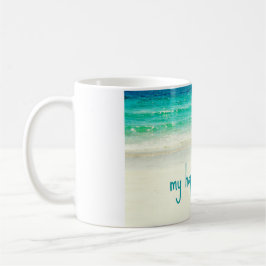 Strand-glückliche Platz-Tasse Tasse