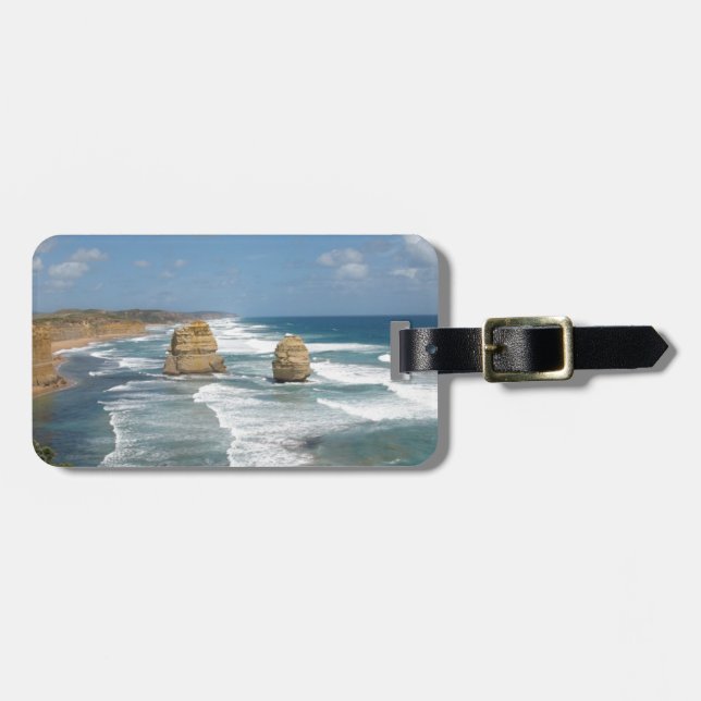 Strand-Glühen Gepäckanhänger (Vorderseite horizontal)