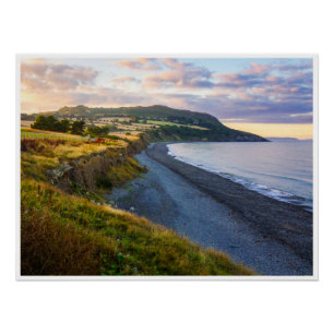 Strand Greystones Irland Wandkunst Küstenposter Poster
