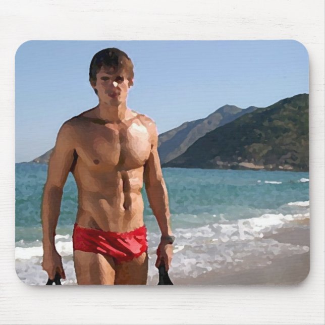 Strand-großes Stück Mousepad (Vorne)