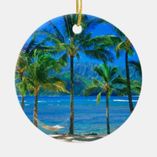 Strand-Hängematte Kauai Hawaii Keramikornament