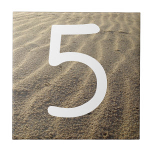 Strand-Haus-Hausnummer-Fliese Fliese