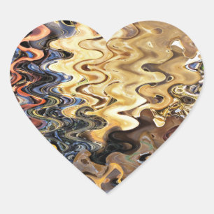 STRAND Herz-Aufkleber