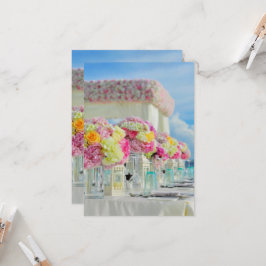 Strand, Hochzeit, Empfang, Tischanordnung, Centerp