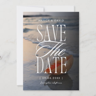 Strand Hochzeit Save The Date