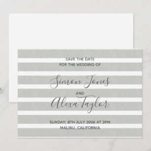 Strand Hochzeit Save-the-Date Save The Date