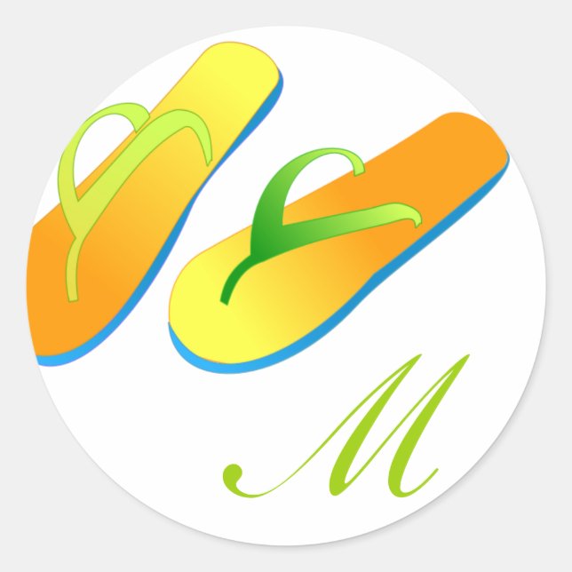 Strand-Hochzeits-Bevorzugungs-Aufkleber drehen Runder Aufkleber (Vorderseite)