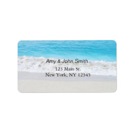 Strand Hochzeitsadressen Strand1 Adressaufkleber