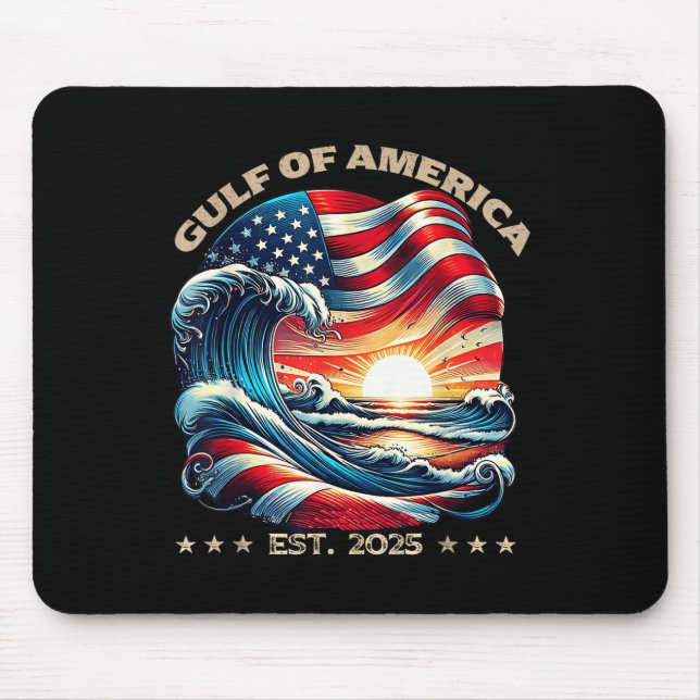 Strand im Golf von USA Est 2025 Mousepad (Vorne)