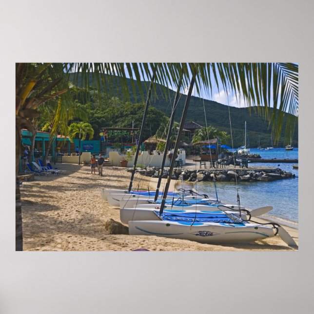 Strand im Leverick Bay Resort & Marina Poster (Vorne)