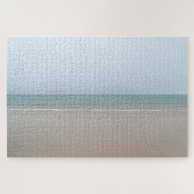 Strand im Sturm Puzzle (Horizontal)