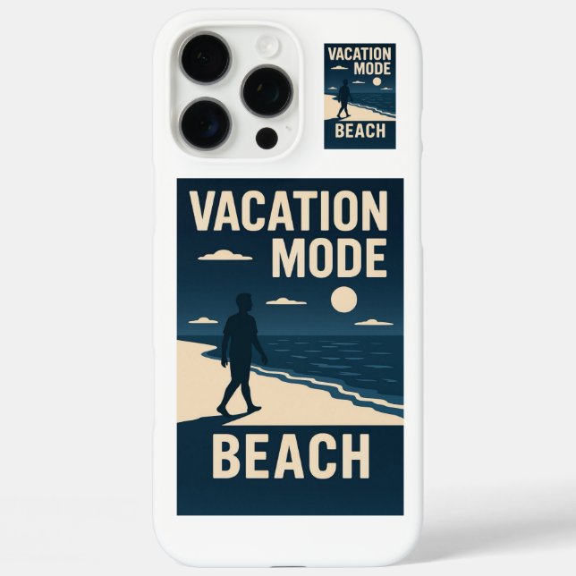 Strand im Urlaubsmodus Case-Mate iPhone Hülle (Rückseite)
