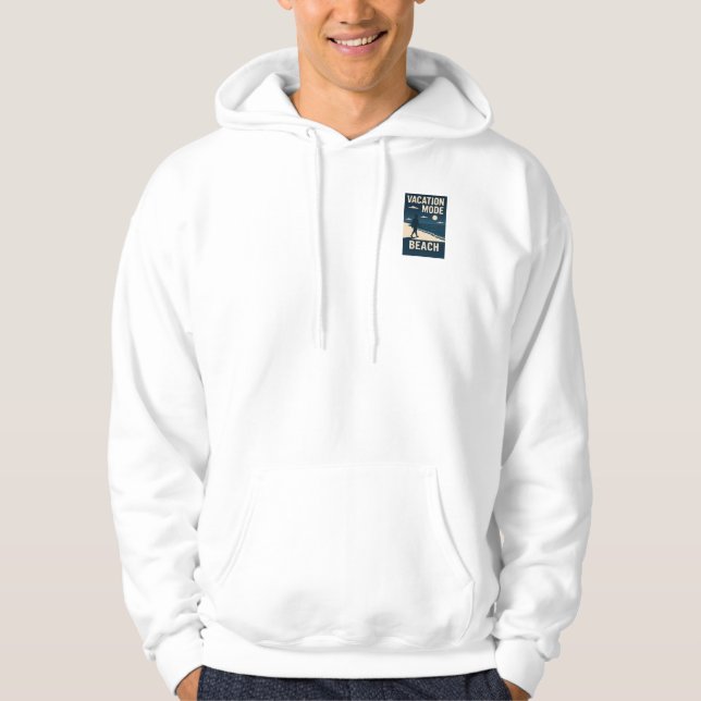 Strand im Urlaubsmodus Hoodie (Vorderseite)